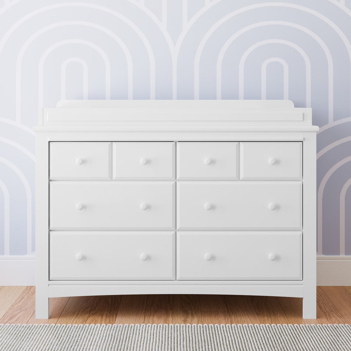 Graco Benton 6 Drawer Nursery Double Dresser, White