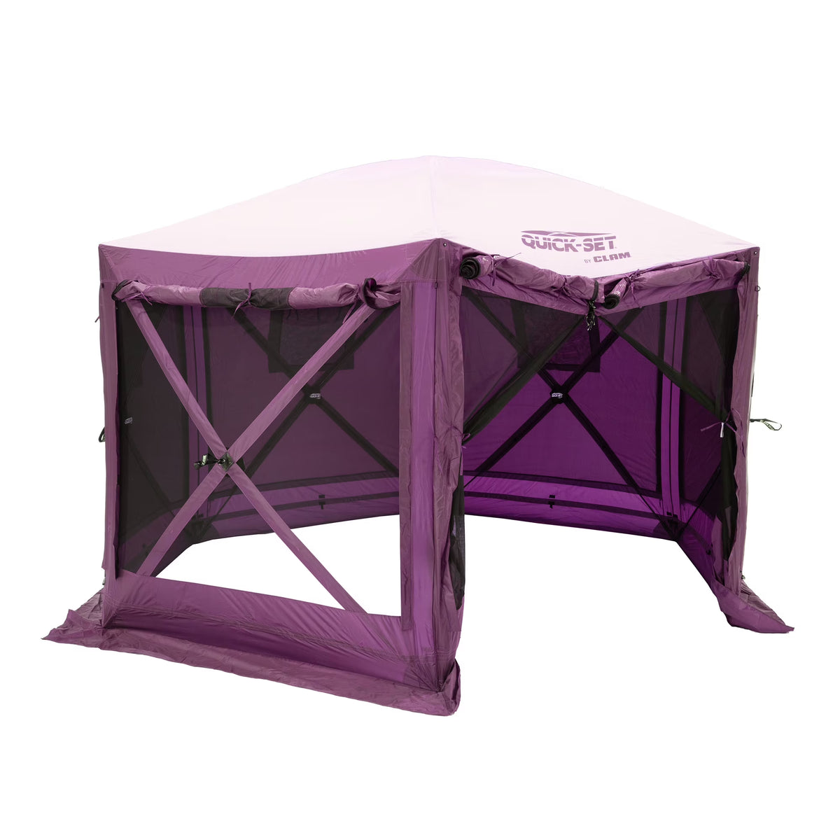Clam Quick Set Pavilion Portable Camping Outdoor Gazebo Canopy Screen