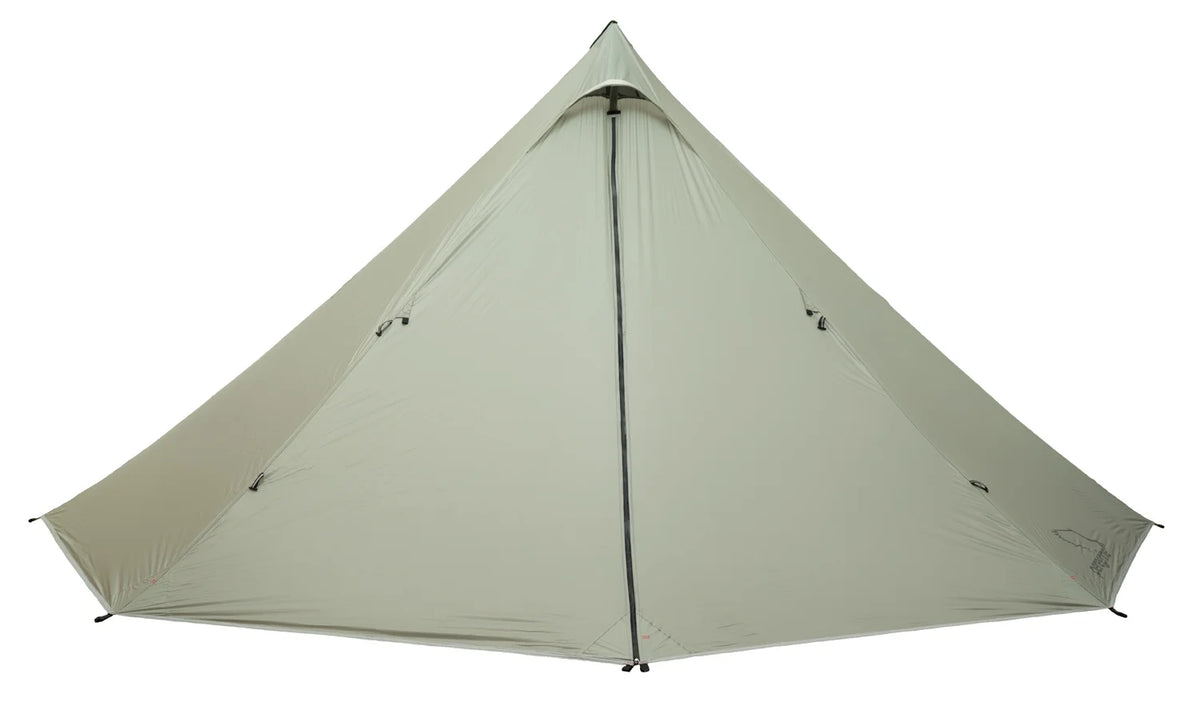 Peregrine Boreal 4-Person Floorless Tent with Pole, Great for Ultralite Backpacking, White