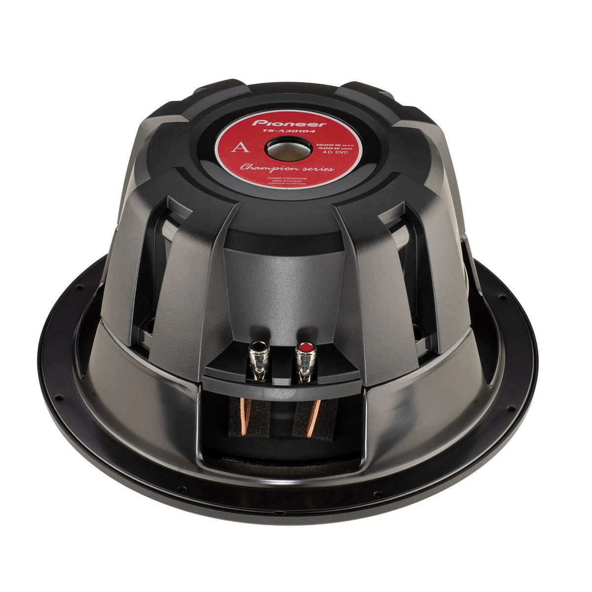 Pioneer Champion Series TS-A301D4 1600 Watts 12 inch Dual 4 Ohm Subwoofer