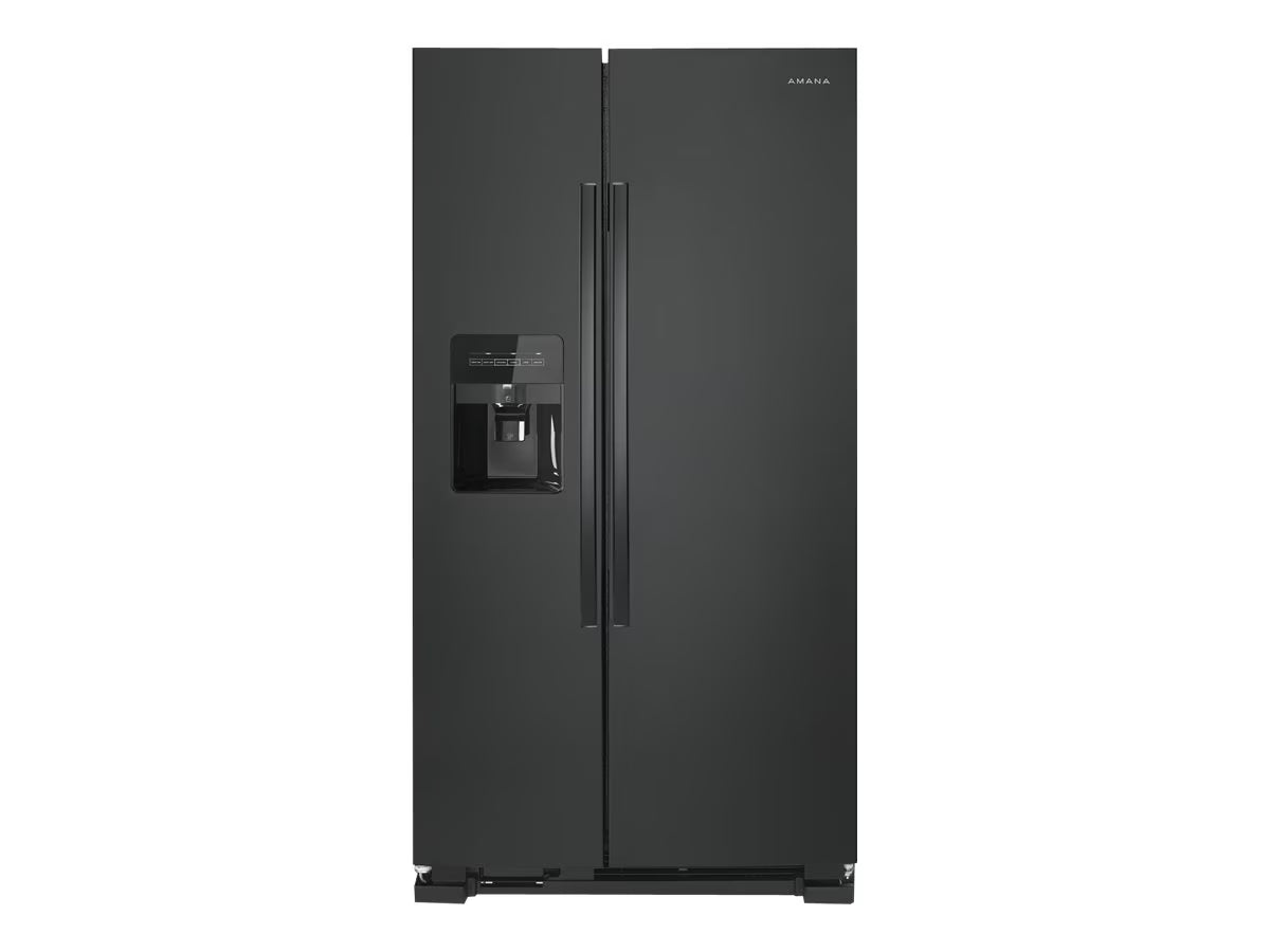 Amana® ASI2575GRS: 36-inch Side-by-Side Refrigerator with Dual Pad External Ice and Water Dispenser
