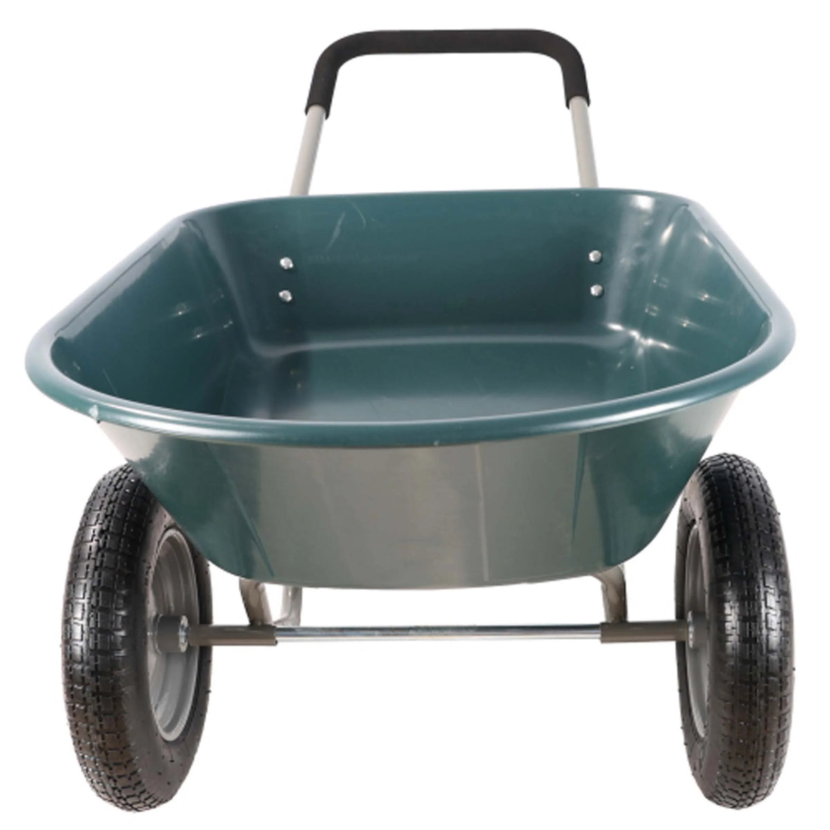 ChromaCore Dual-Wheel Garden Cart,Heavy-Duty Yard Wheelbarrow for Garden 15 inch Pneumatic Wheel