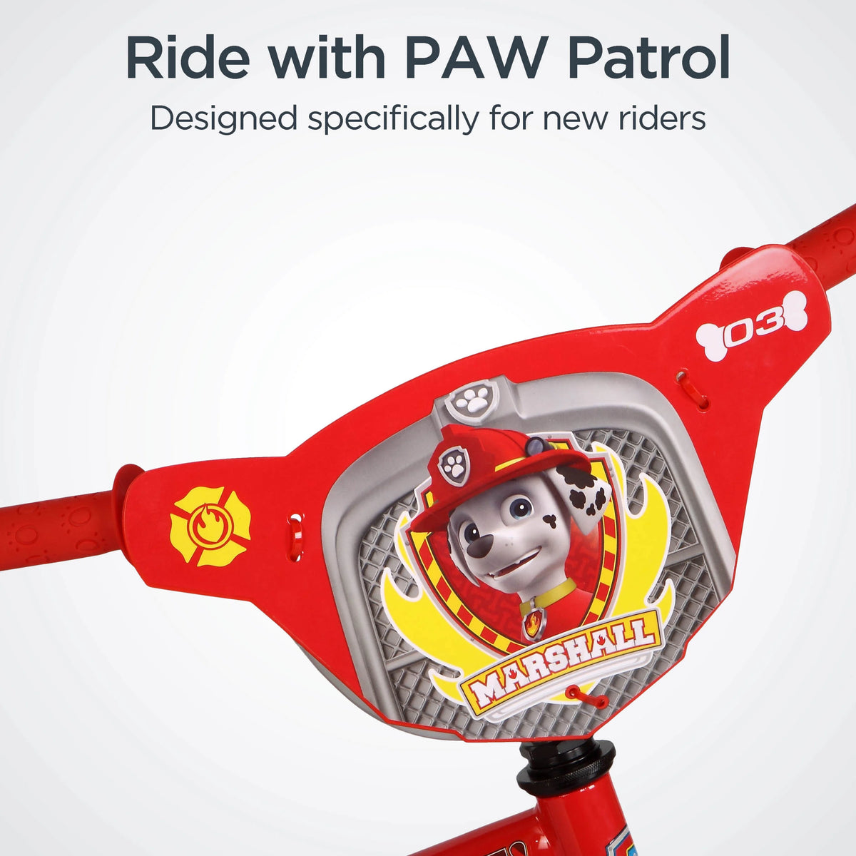 Paw Patrol Marshall 12in. Kids Bike By Schwinn, Ages 2 to 4, Red