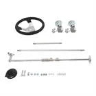 Direct Replacement Front Axle Kit Front Steering Assembly Tie Rod Wheels Go Kart Drift Trike Steering Go kart Tie Rod Ball Joint Type