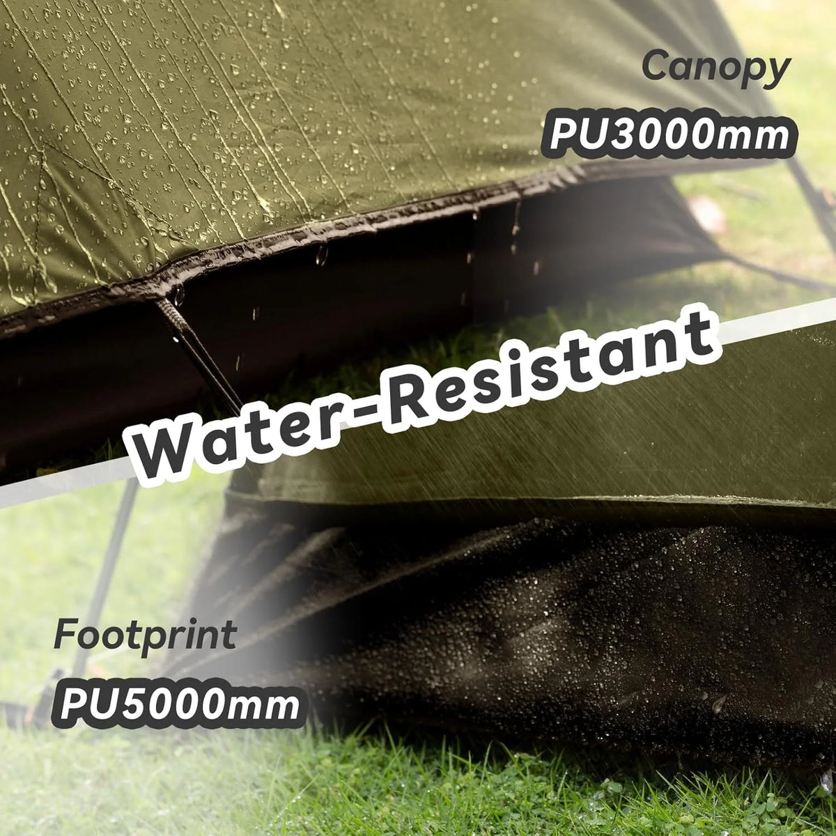 Camping Tent 2/3/4 Person, Professional Waterproof & Windproof Lightweight Backpacking Tent Suitable for Outdoor,Hiking,Camping, Mountaineering and Travel