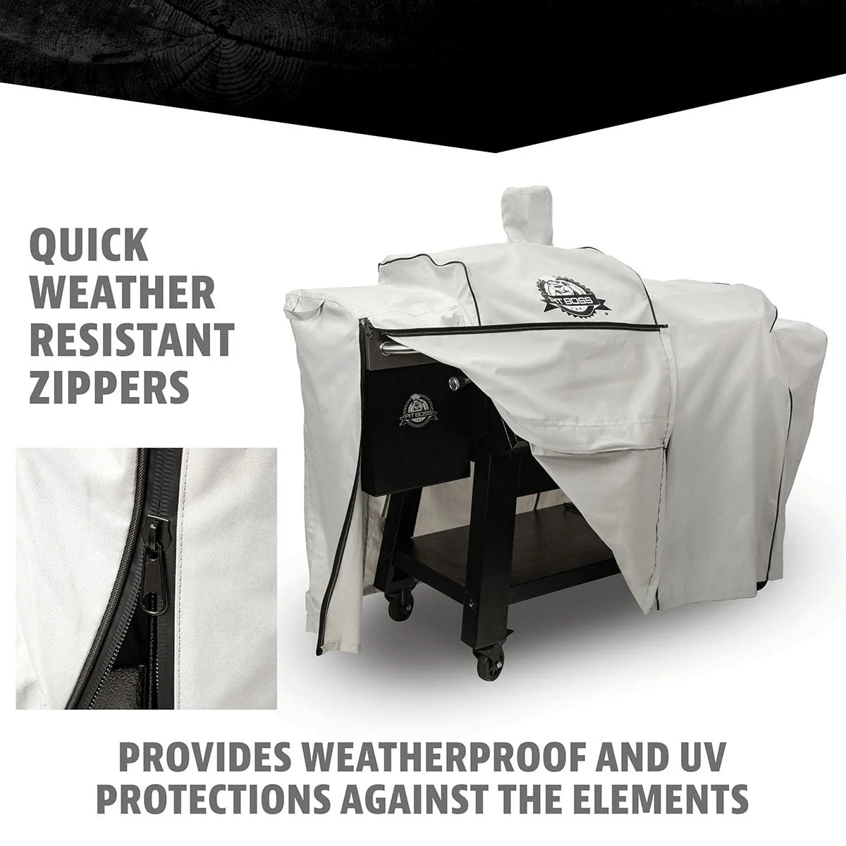 Boss Platinum KC Combo Grill Cover, Fits KC Combo Platinum Grill