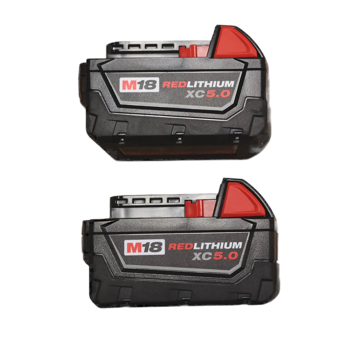 Milwaukee 48-11-1852 M18 REDLITHIUM XC 5.0Ah Extended Capacity 18V Battery Pack C 2-Pack for Cordless Power Tools
