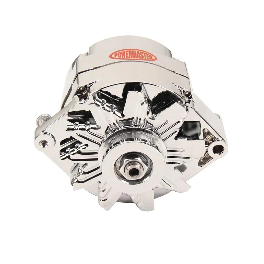 Powermaster 17294 Alternator 12si 100 Amp One Wire OE Look Chrome