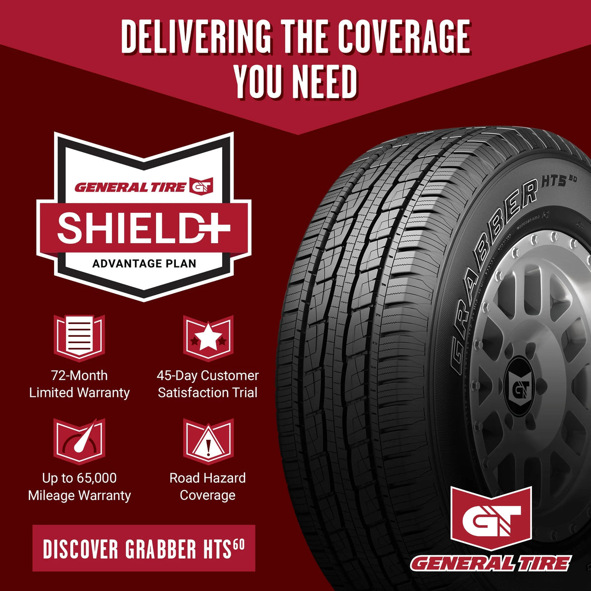 General Grabber HTS60 All Season 265/75R15 112S Light Truck Tire