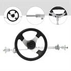 Direct Replacement Front Axle Kit Front Steering Assembly Tie Rod Wheels Go Kart Drift Trike Steering Go kart Tie Rod Ball Joint Type