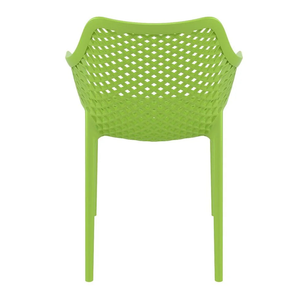 Compamia Air XL Outdoor Patio Dining Arm Chair in Dark Gray