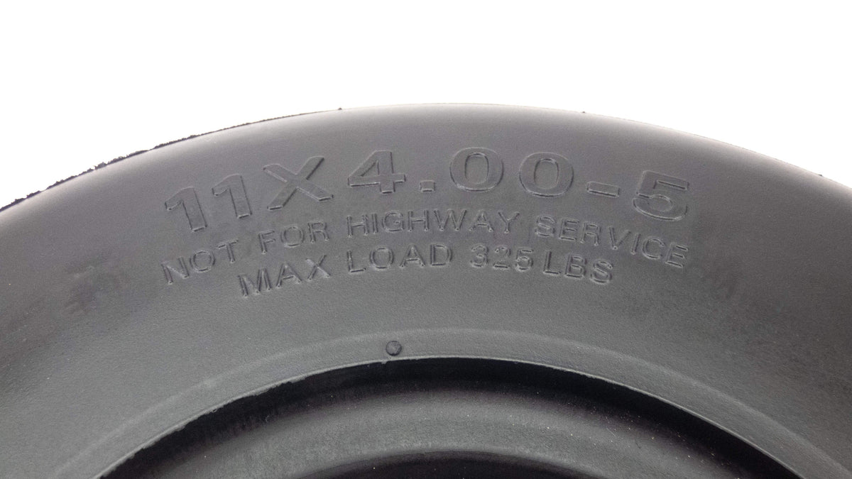 NoAir? (2) Scag Flat Free Wheel Assemblies 11x4.00-5 Fits Liberty Freedom Z Part 485207