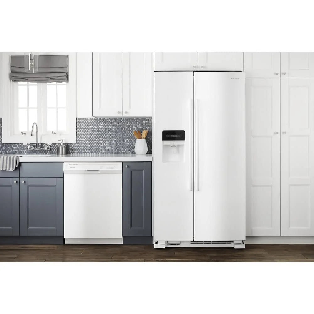 Amana® ASI2575GRS: 36-inch Side-by-Side Refrigerator with Dual Pad External Ice and Water Dispenser