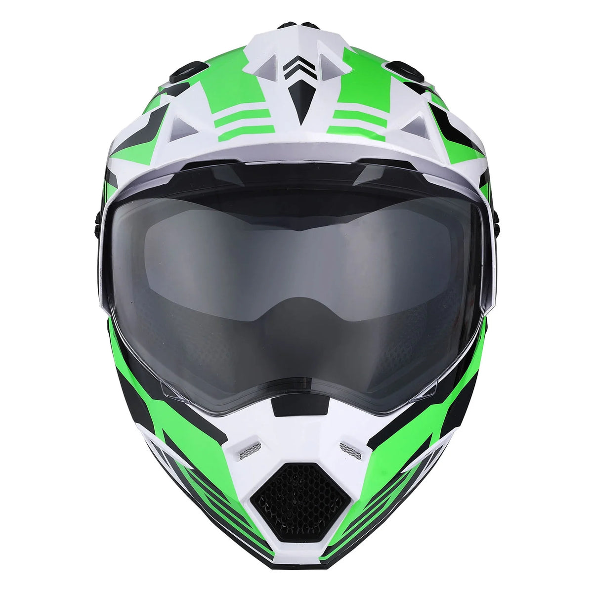 1Storm Youth Kids Dual Sport Dual Visor Motorcycle Motocross Off Road Full Face Helmet: HF802Youth Matt Black + Motorcycle Bluetooth Headset